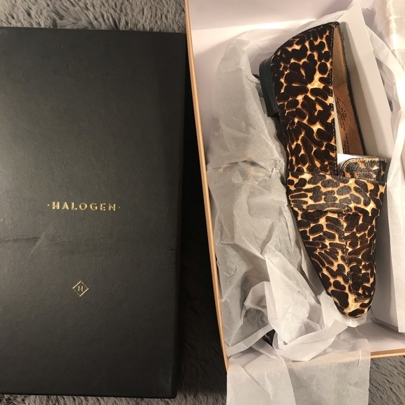 Calf hair leopard flats size 7 - Picture 2 of 6